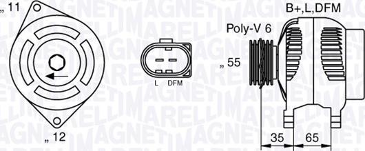 Magneti Marelli 063377014010 - Alternateur cwaw.fr