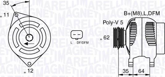 Magneti Marelli 063377015010 - Alternateur cwaw.fr