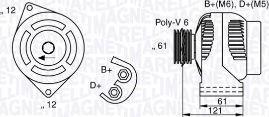 Magneti Marelli 063377017010 - Alternateur cwaw.fr