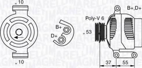 Magneti Marelli 063377020010 - Alternateur cwaw.fr