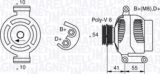 Magneti Marelli 063377028010 - Alternateur cwaw.fr