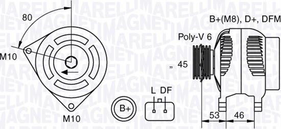 Magneti Marelli 063377300010 - Alternateur cwaw.fr