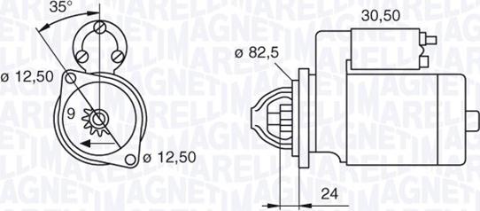 Magneti Marelli 063296843010 - Démarreur cwaw.fr