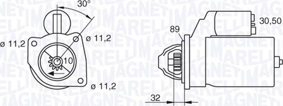 Magneti Marelli 063207145010 - Démarreur cwaw.fr