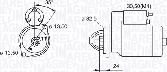 Magneti Marelli 063216884010 - Démarreur cwaw.fr