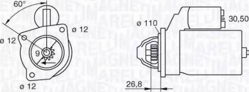 Magneti Marelli 063216831010 - Démarreur cwaw.fr