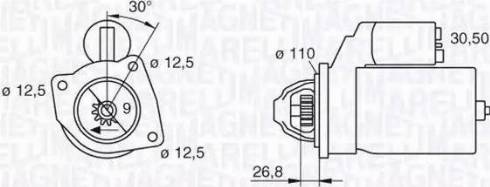 Magneti Marelli 063216741010 - Démarreur cwaw.fr