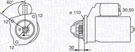 Magneti Marelli 063217126010 - Démarreur cwaw.fr