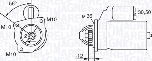 Magneti Marelli 063280090010 - Démarreur cwaw.fr