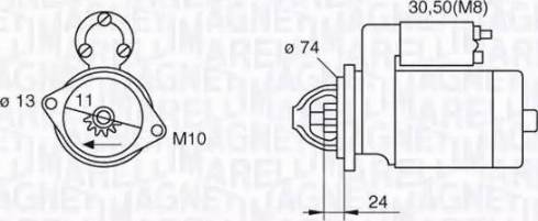 Magneti Marelli 063280059010 - Démarreur cwaw.fr