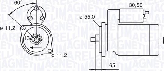 Magneti Marelli 063280051010 - Démarreur cwaw.fr