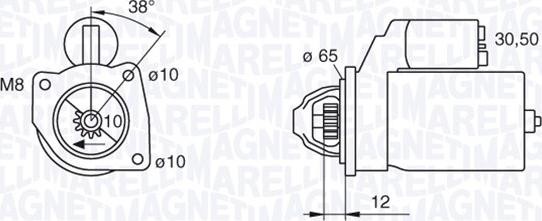 Magneti Marelli 063280060010 - Démarreur cwaw.fr