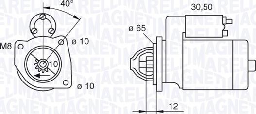 Magneti Marelli 063280062010 - Démarreur cwaw.fr