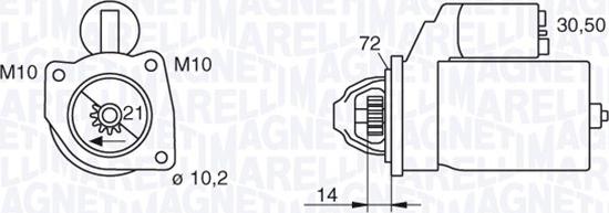 Magneti Marelli 063280006010 - Démarreur cwaw.fr