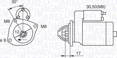 Magneti Marelli 063280021010 - Démarreur cwaw.fr