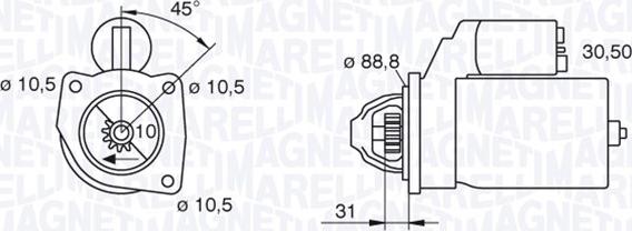 Magneti Marelli 063227486010 - Démarreur cwaw.fr