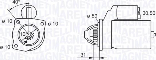 Magneti Marelli 063227599010 - Démarreur cwaw.fr