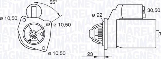 Magneti Marelli 063227569010 - Démarreur cwaw.fr