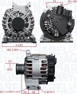 Magneti Marelli 063739065010 - Alternateur cwaw.fr