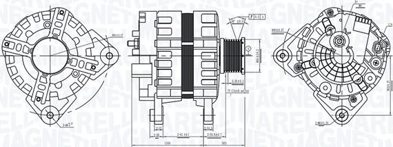 Magneti Marelli 063739062010 - Alternateur cwaw.fr