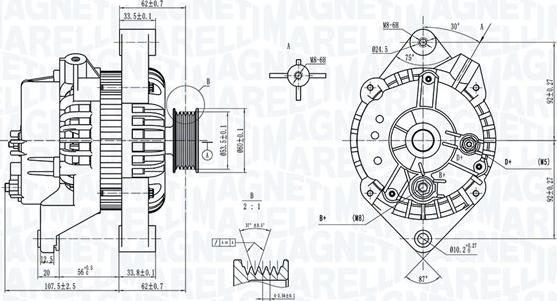 Magneti Marelli 063734274010 - Alternateur cwaw.fr