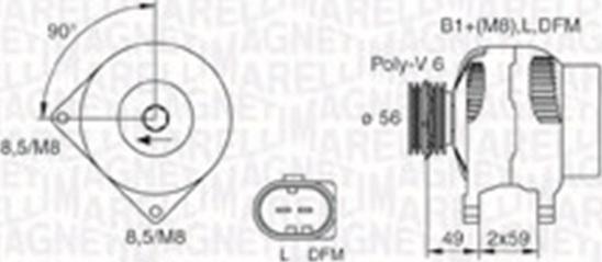 Magneti Marelli 063731378010 - Alternateur cwaw.fr