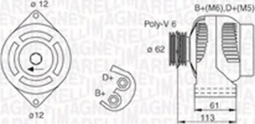 Magneti Marelli 063731885010 - Alternateur cwaw.fr