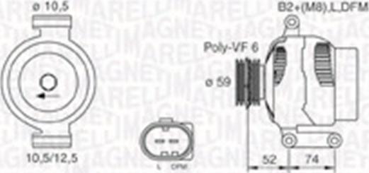 Magneti Marelli 063730003010 - Alternateur cwaw.fr