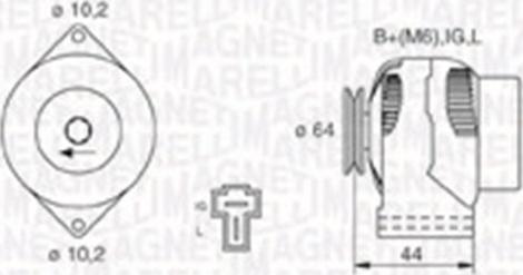 Magneti Marelli 063730019010 - Alternateur cwaw.fr