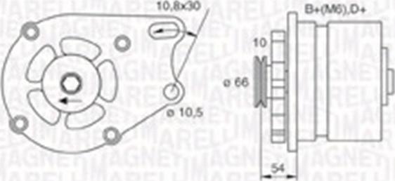 Magneti Marelli 063730013010 - Alternateur cwaw.fr