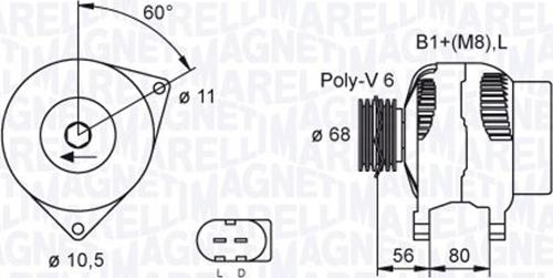 Magneti Marelli 063730033010 - Alternateur cwaw.fr