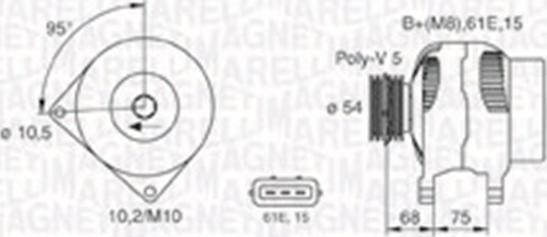 Magneti Marelli 063730025010 - Alternateur cwaw.fr