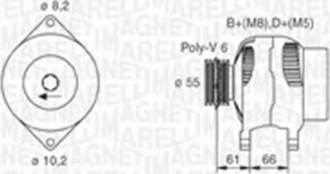 Magneti Marelli 063730023010 - Alternateur cwaw.fr