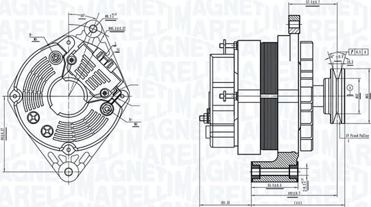 Magneti Marelli 063730375010 - Alternateur cwaw.fr