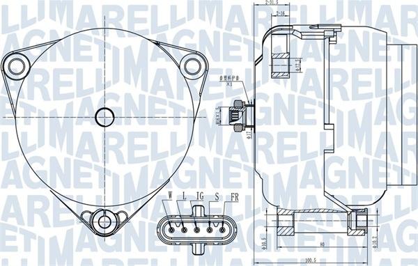 Magneti Marelli 063731997010 - Alternateur cwaw.fr