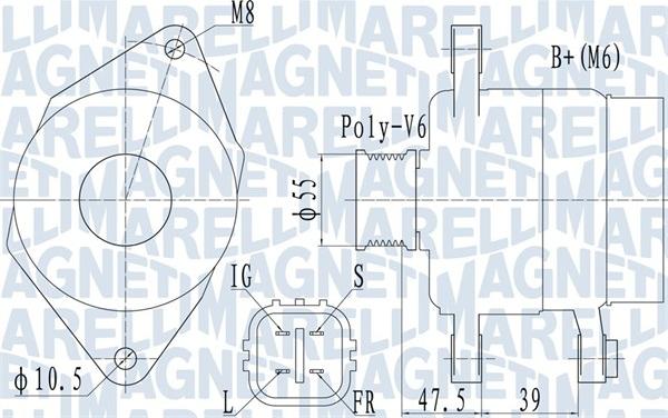 Magneti Marelli 063731942010 - Alternateur cwaw.fr