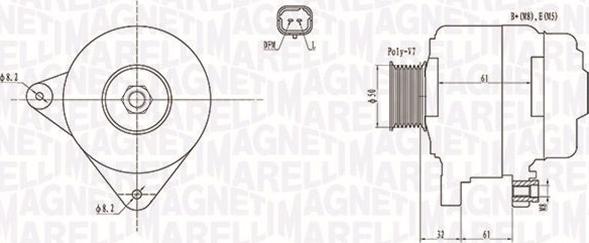 Magneti Marelli 063731959010 - Alternateur cwaw.fr