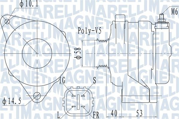 Magneti Marelli 063731950010 - Alternateur cwaw.fr