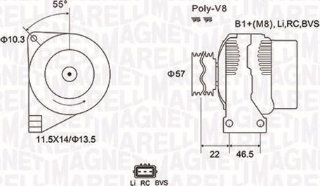 Magneti Marelli 063731958010 - Alternateur cwaw.fr