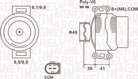 Magneti Marelli 063731953010 - Alternateur cwaw.fr