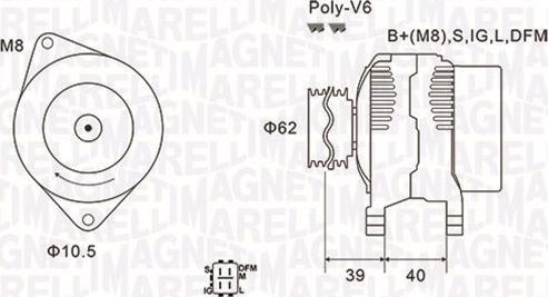 Magneti Marelli 063731964010 - Alternateur cwaw.fr