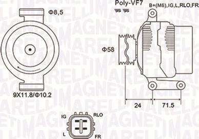 Magneti Marelli 063732029010 - Alternateur cwaw.fr