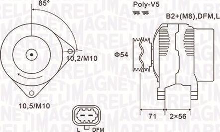 Magneti Marelli 063731960010 - Alternateur cwaw.fr