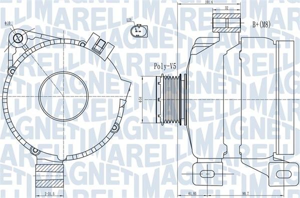 Magneti Marelli 063731968010 - Alternateur cwaw.fr