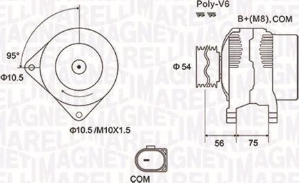 Magneti Marelli 063731904010 - Alternateur cwaw.fr