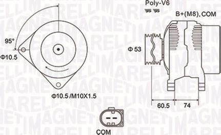 Magneti Marelli 063731905010 - Alternateur cwaw.fr