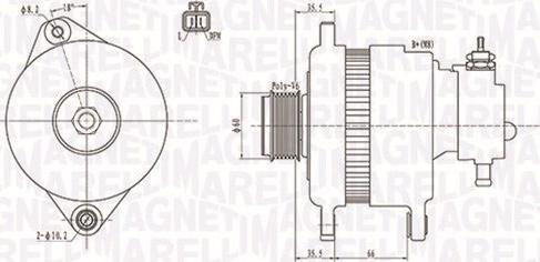 Magneti Marelli 063731900010 - Alternateur cwaw.fr