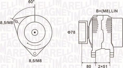 Magneti Marelli 063731919010 - Alternateur cwaw.fr