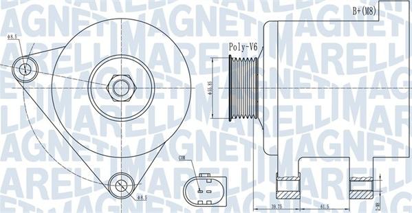 Magneti Marelli 063731910010 - Alternateur cwaw.fr