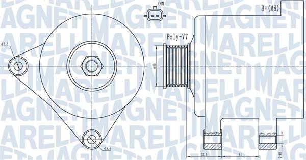 Magneti Marelli 063731918010 - Alternateur cwaw.fr